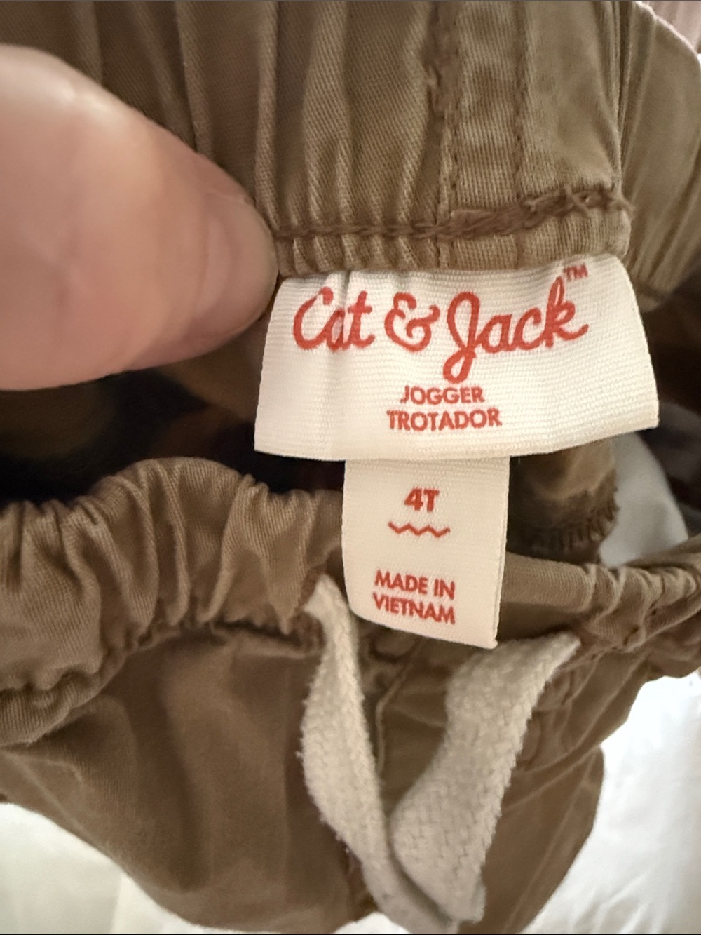 Cat & Jack Brown Kids Jogger Pants - Tan